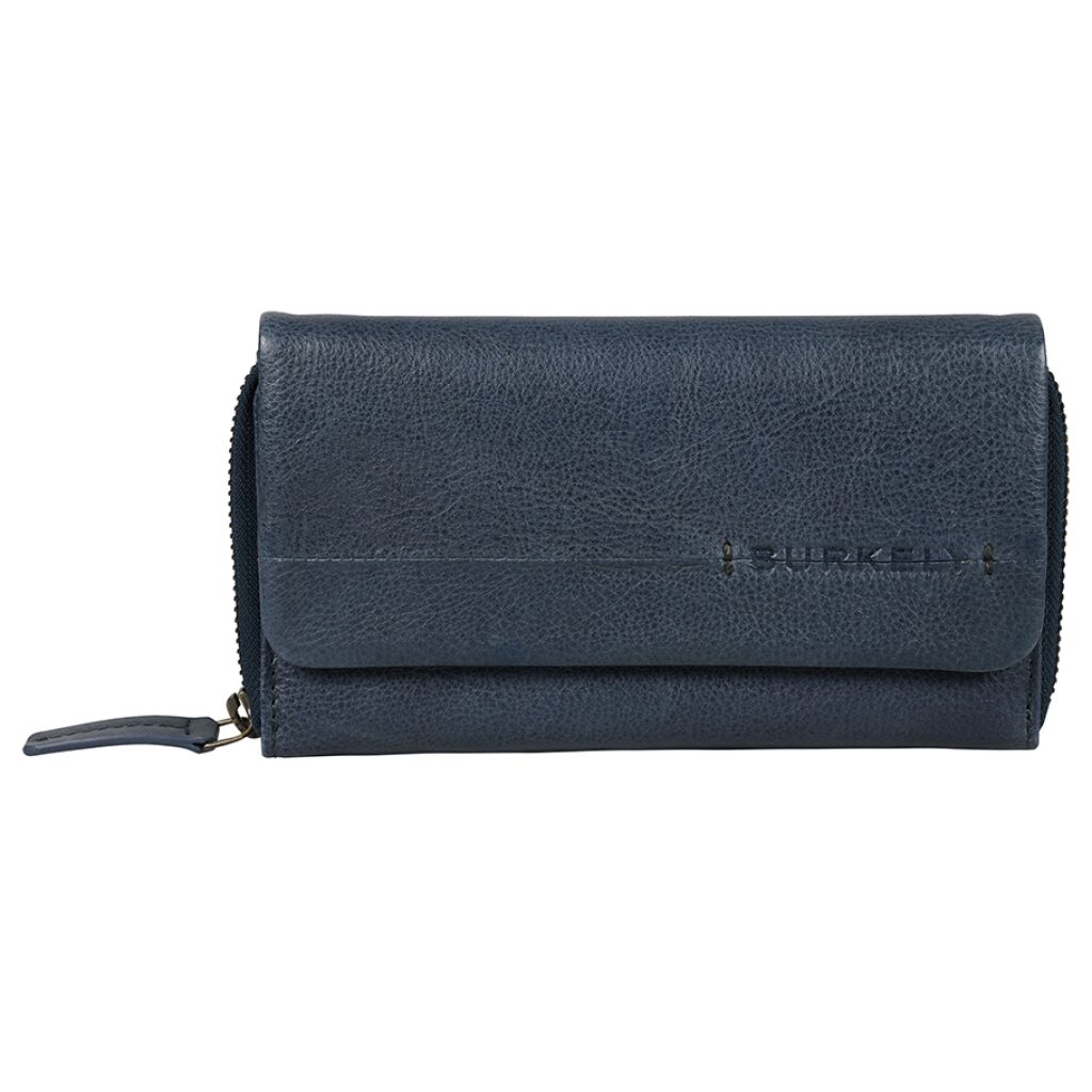 Ledergeldbörse RFID Natural Norah blau Ledergeldbörse RFID Natural Norah blau