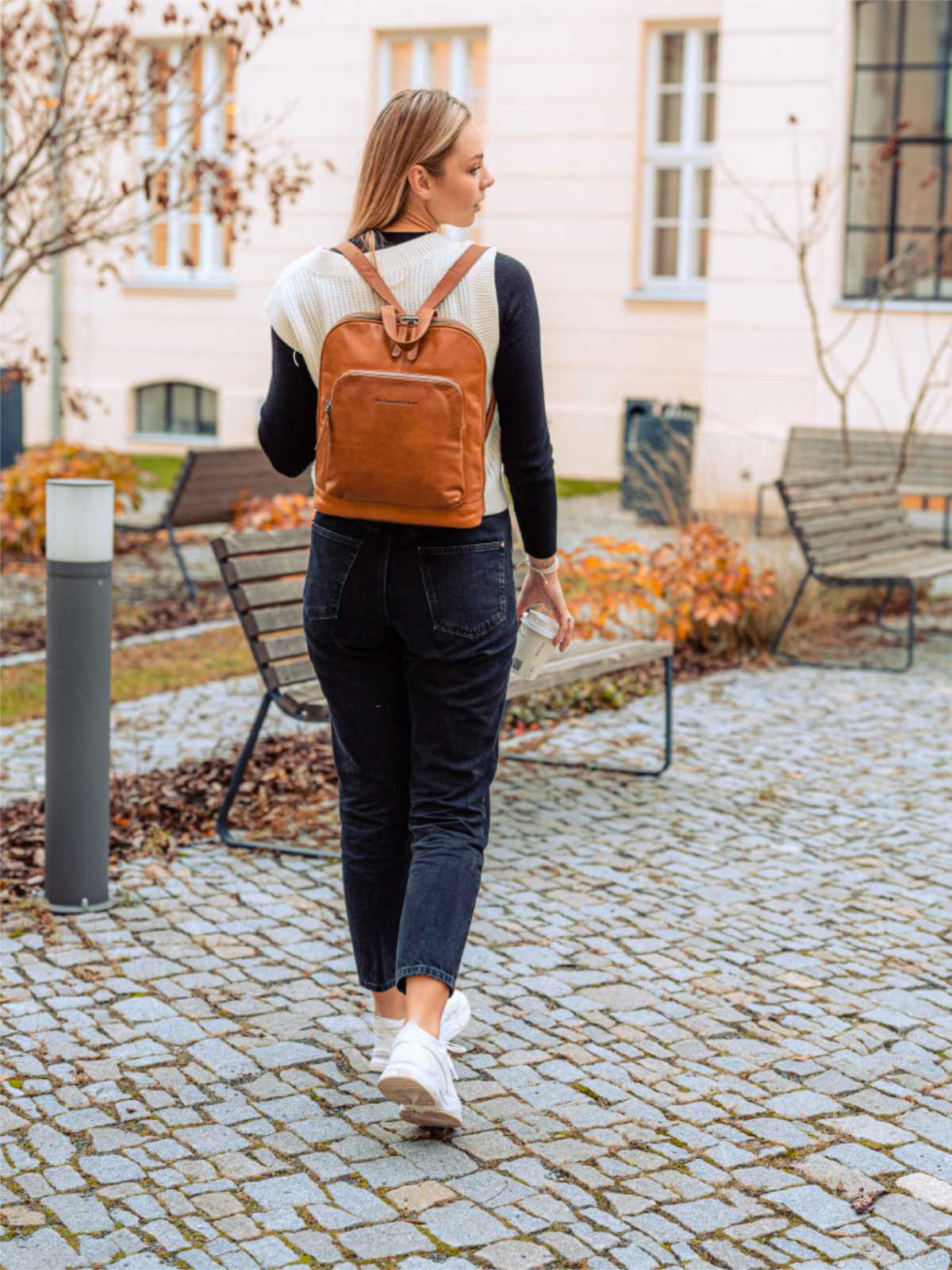 Lederrucksack Naomi cognac Lederrucksack Naomi cognac