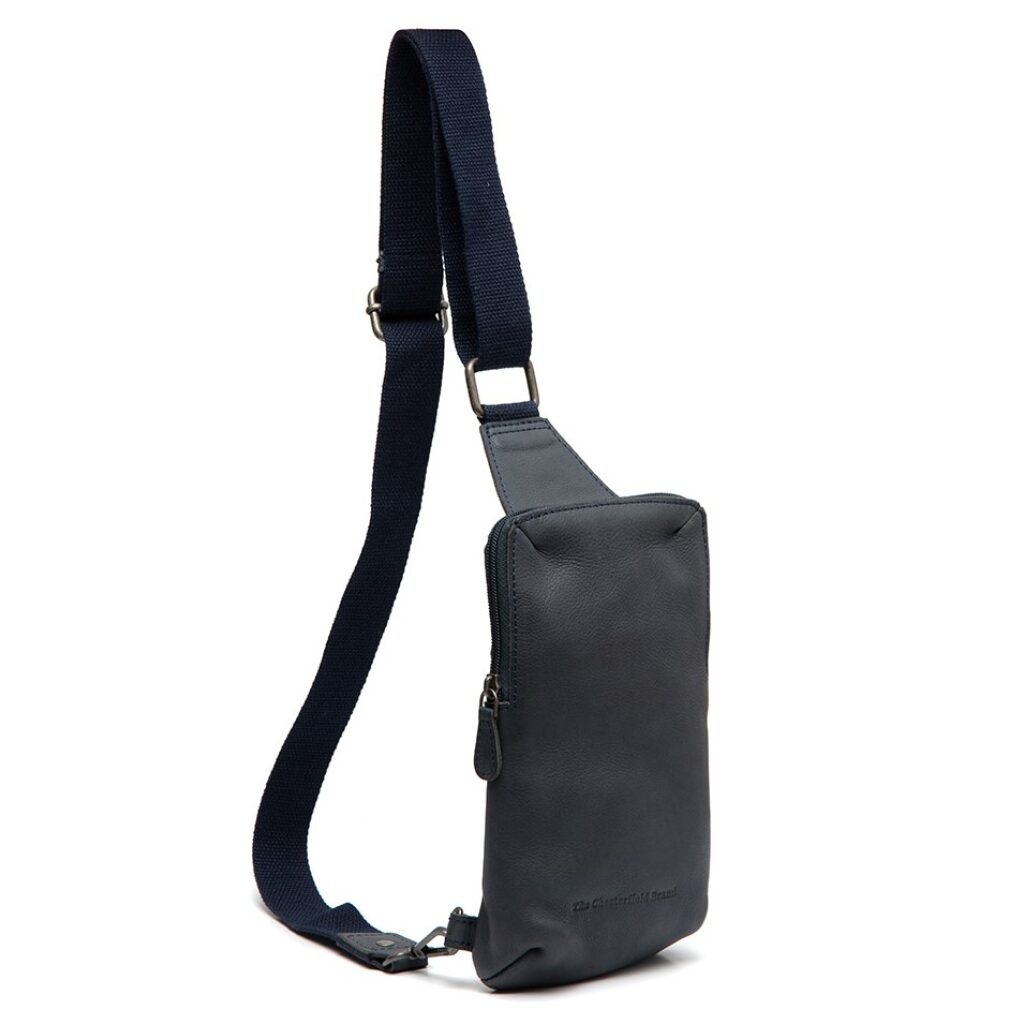 Leder Umhängetasche Cambridge navy Leder Umhängetasche Cambridge navy