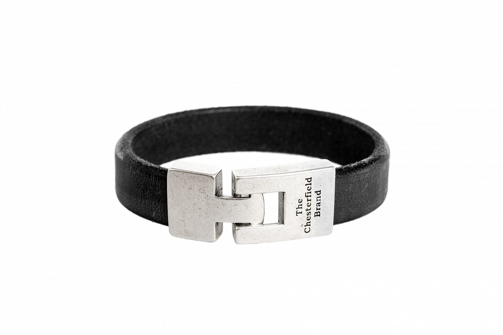 Lederarmband Marco schwarz - XL (22cm)