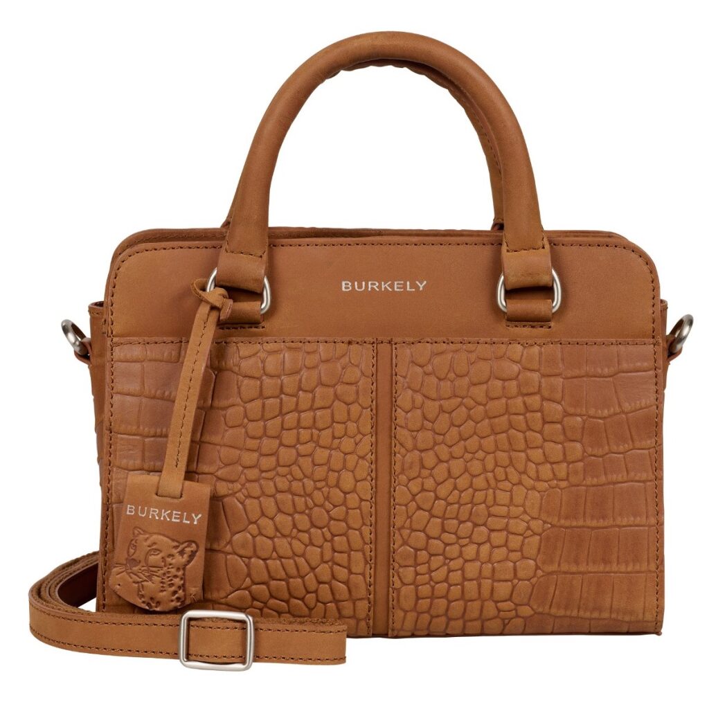 Lederhandtasche / Schultertasche Cool Colbie cognac