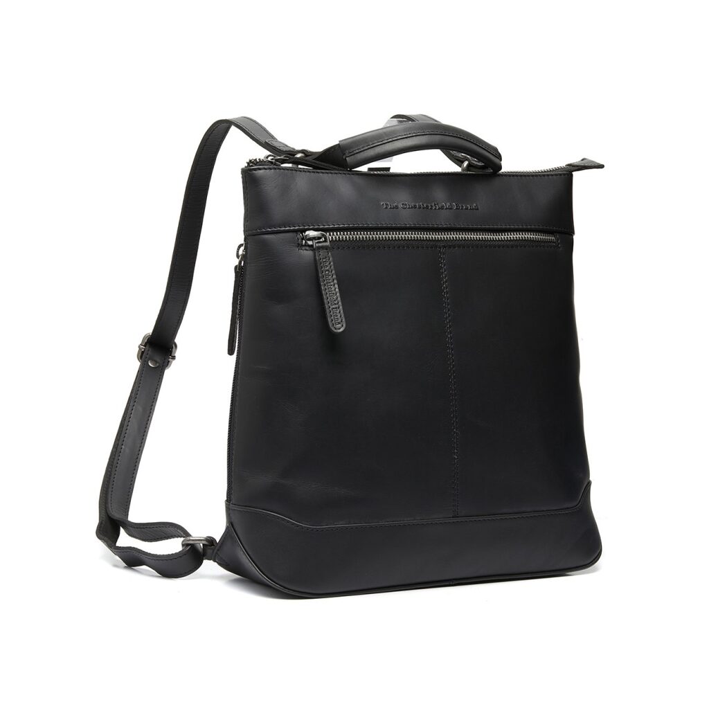 Leder Umhängetasche Rucksack 2 in 1 Harare für die Stadt schwarz Leder Umhängetasche Rucksack 2 in 1 Harare für die Stadt schwarz