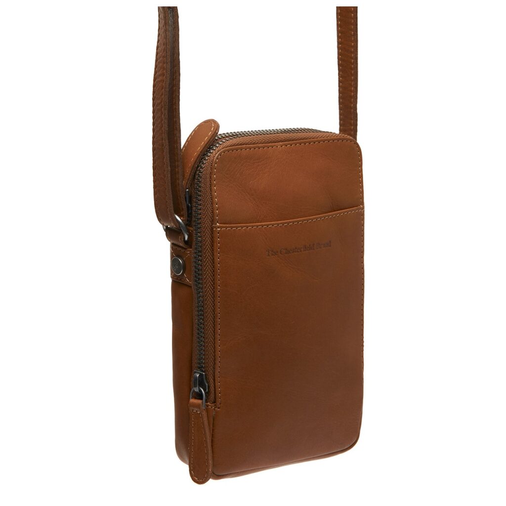 Leder Handytasche Alesund cognac Leder Handytasche Alesund cognac
