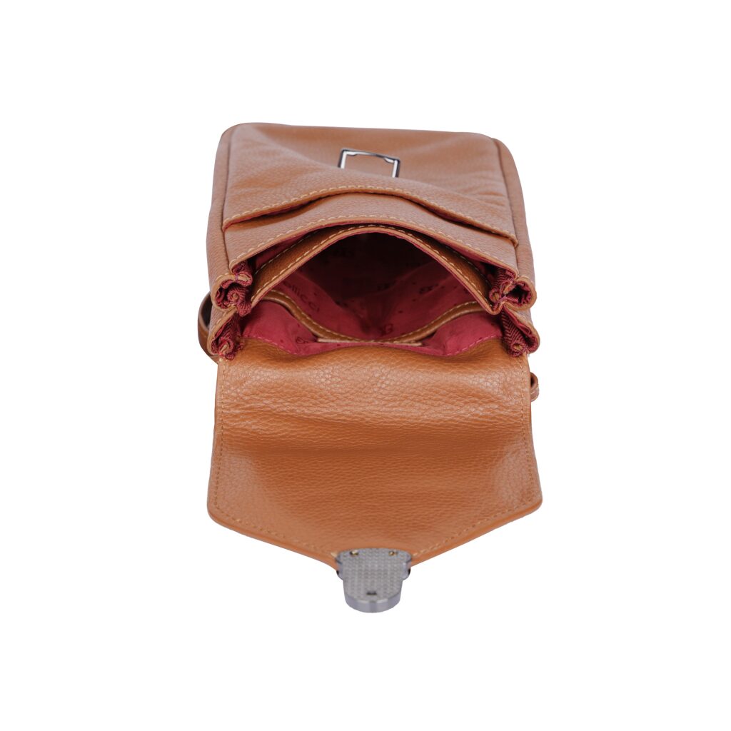 Bellicci Leder Handytasche CAPRICE cognac, Hauptbild 4