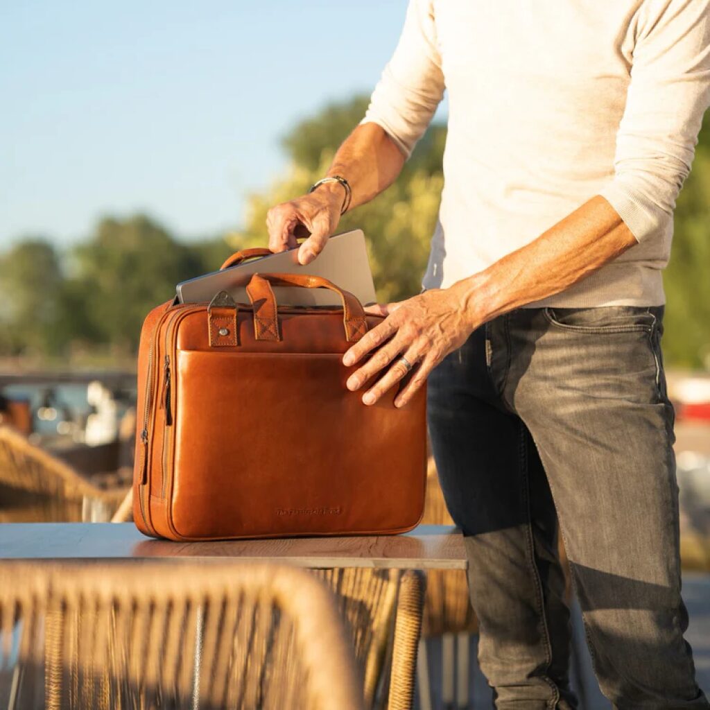 The Chesterfield Brand Leder Laptoptasche - Businesstasche Iseo cognac, Hauptbild 2