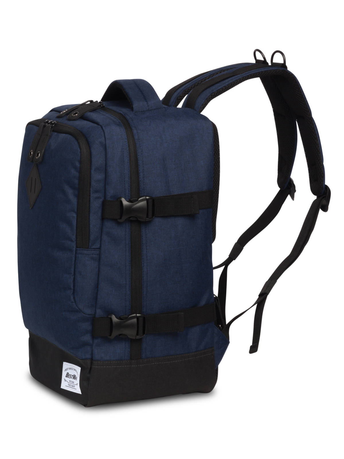 Bestway Cabin Pro Small Handgepäck Rucksack 40x20x25cm dunkelblau seitliche Ansicht