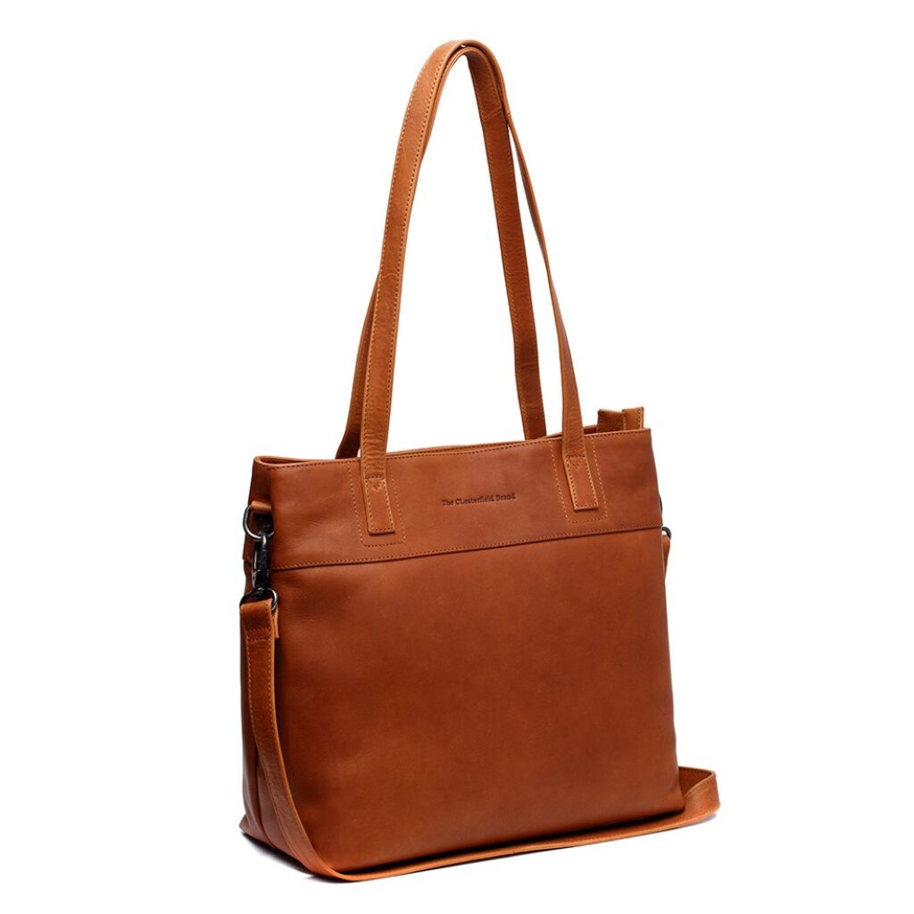 Leder Shopper Nola cognac