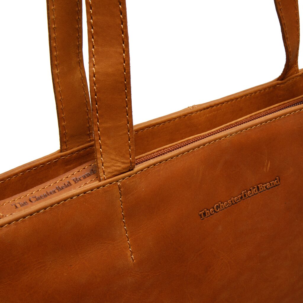 Leder Shopper Emilia cognac