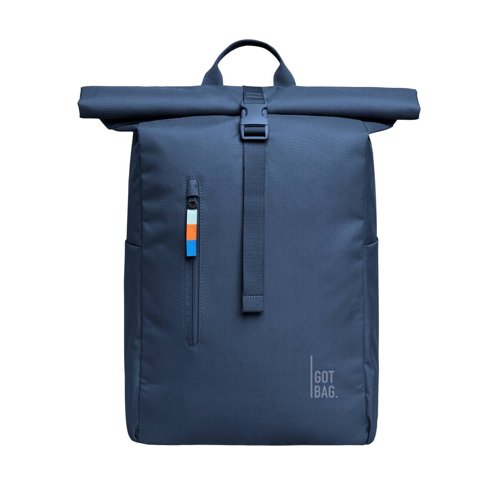 Rolltop Rucksack easy blau