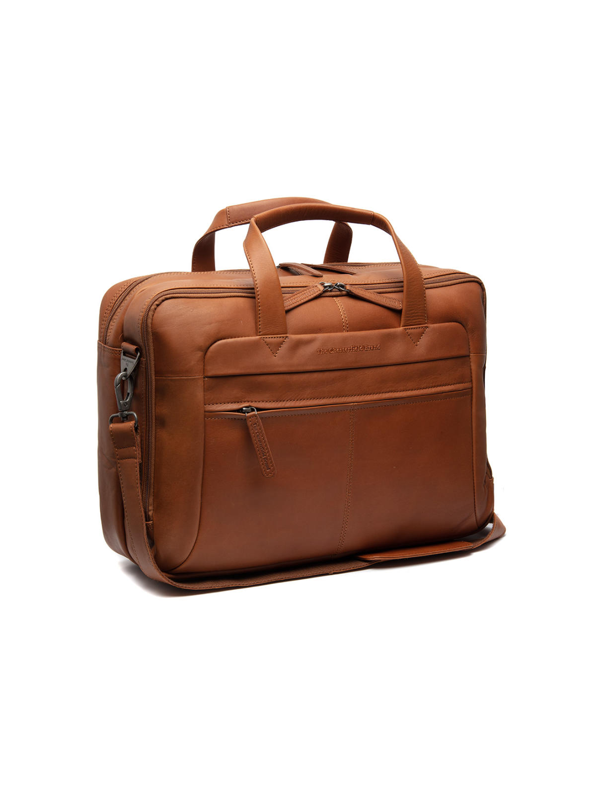 Leder Laptoptasche Ryan cognac Leder Laptoptasche Ryan cognac