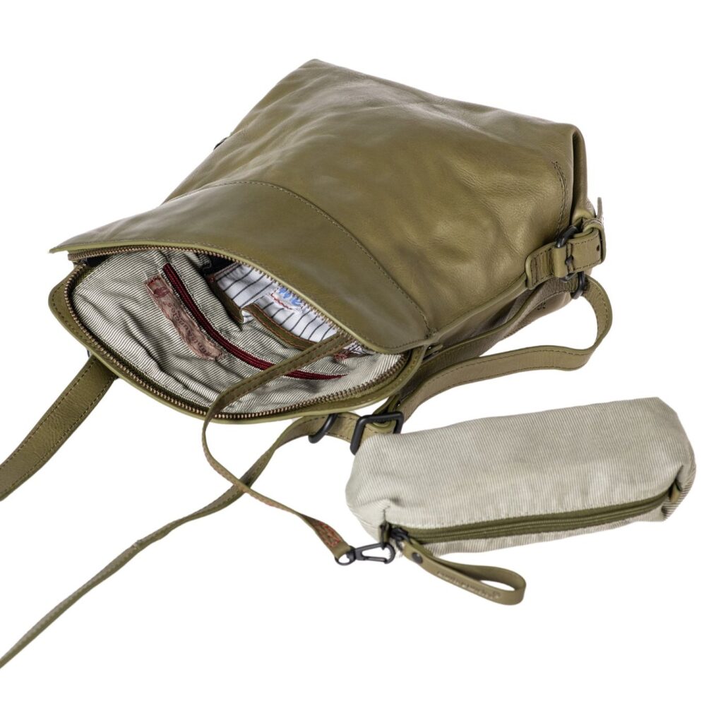 Lederrucksack 2v1 Grandma´s Luxury Club Mrs. Crumble Cookie olive branch Lederrucksack 2v1 Grandma´s Luxury Club Mrs. Crumble Cookie olive branch