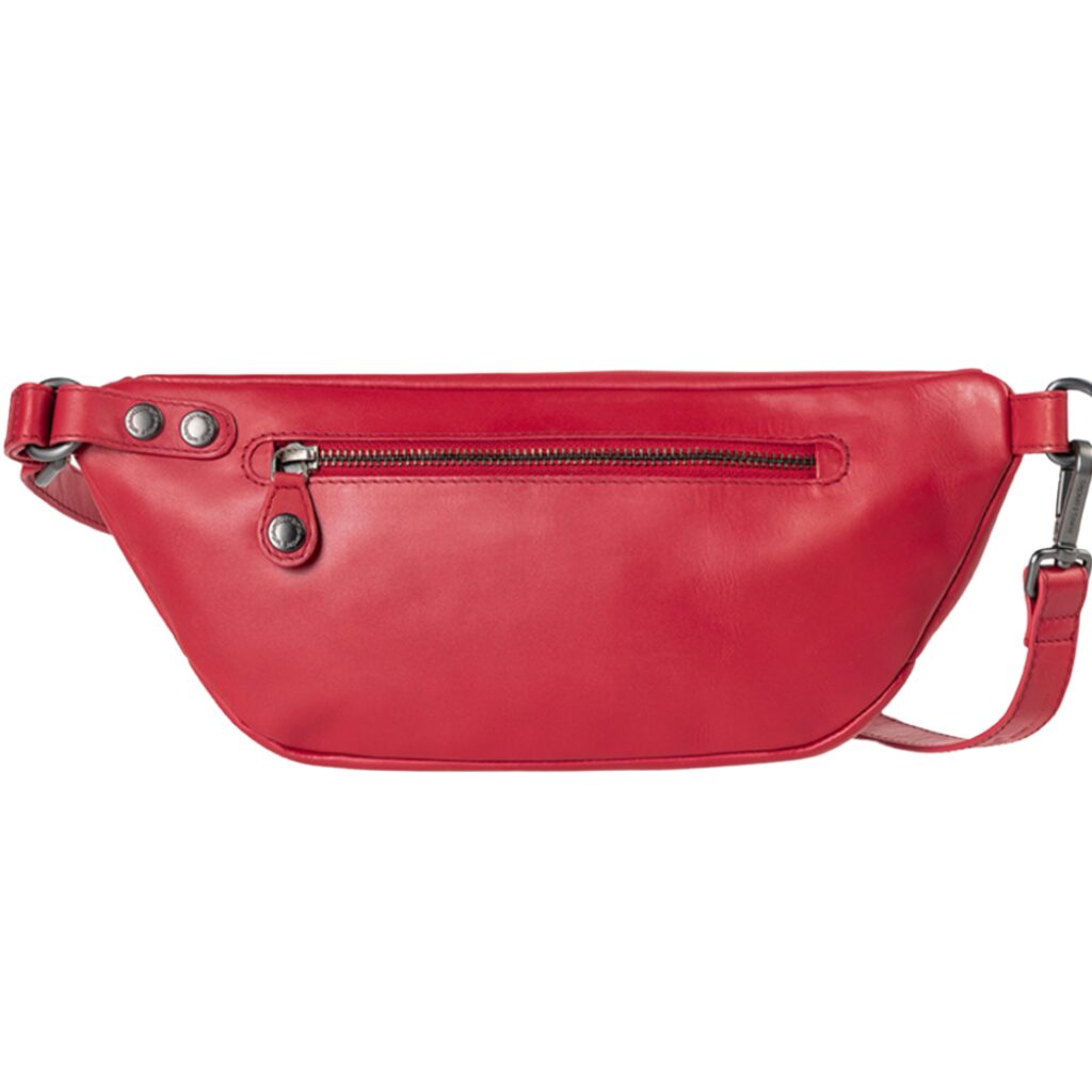 aunts & uncles Leder Crossbody-Tasche Bilberry crimson red, Hauptbild 3