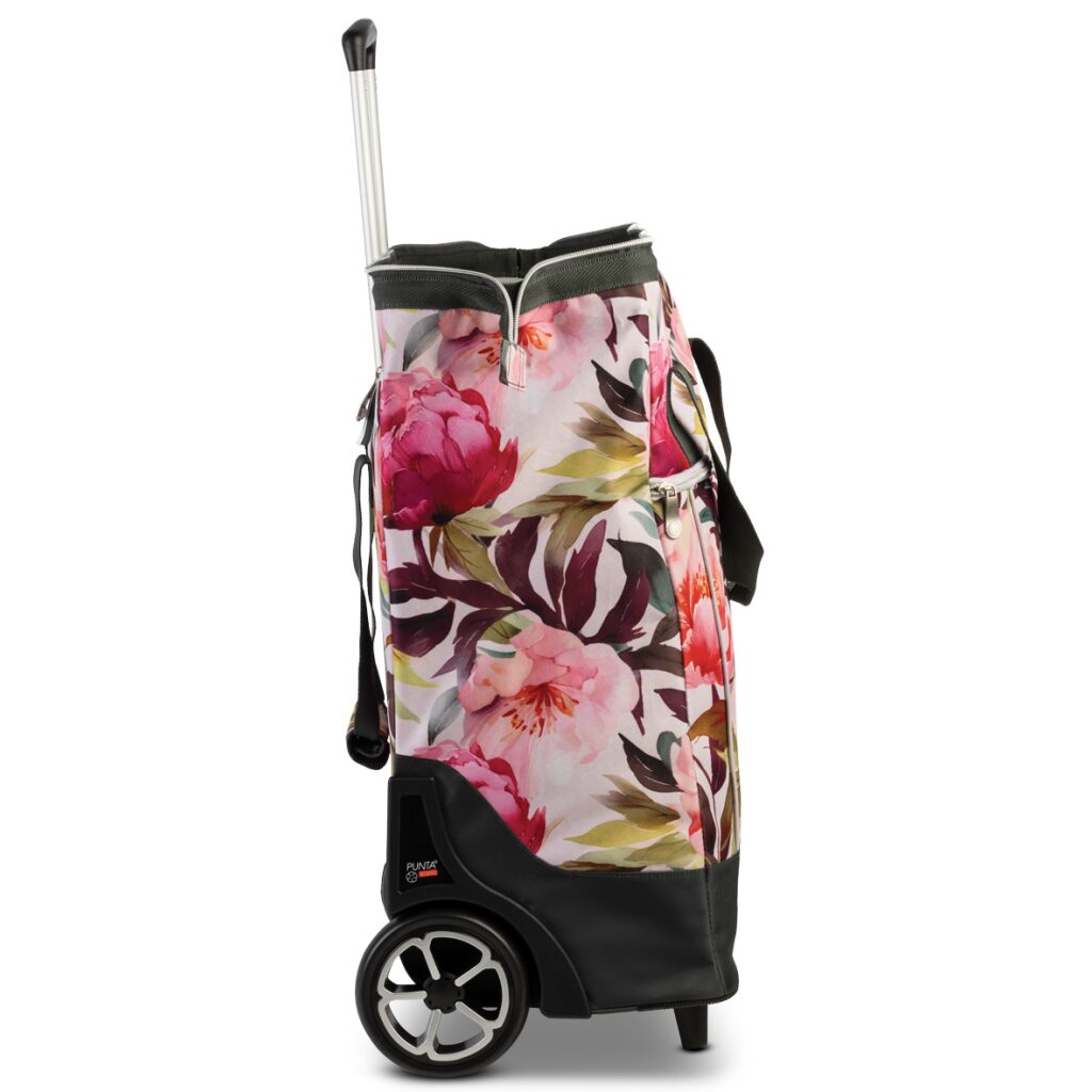 Big Wheel Einkaufstrolley 10303-9800 bunt-schwarz blumen Big Wheel Einkaufstrolley 10303-9800 bunt-schwarz blumen