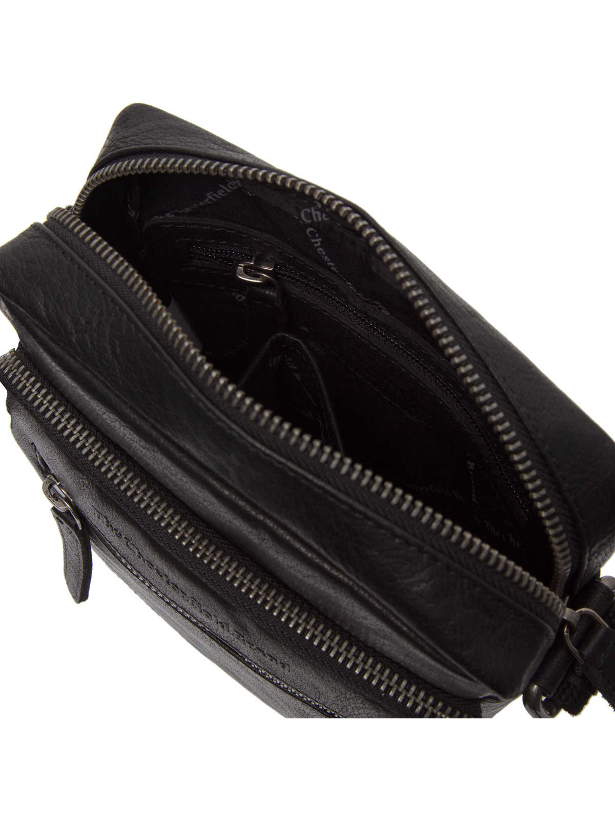 Leder Umhängetasche Arenas schwarz Leder Umhängetasche Arenas schwarz