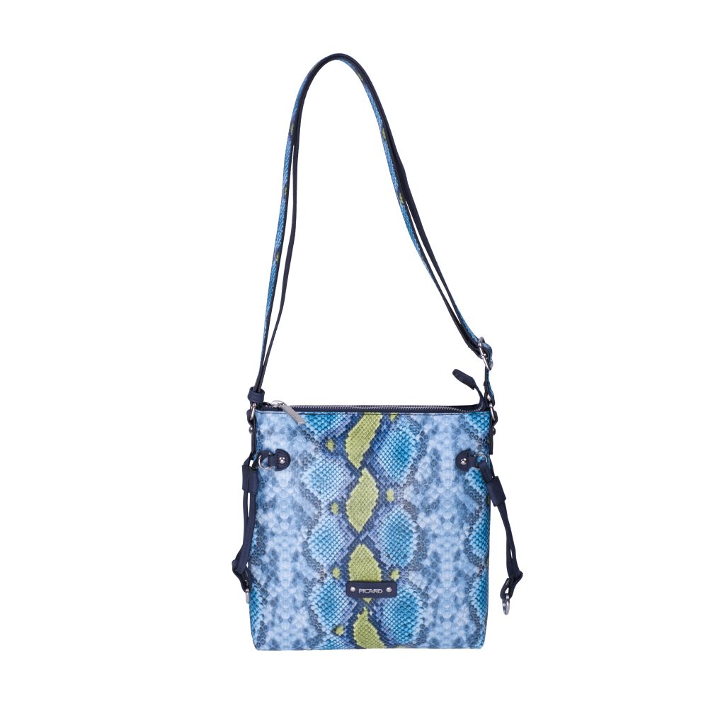 Schultertasche ZISCH 2608 blau-bunt Schultertasche ZISCH 2608 blau-bunt