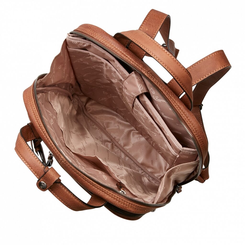 Castelijn & Beerens Lederrucksack CARISMA 729577 cognac, Hauptbild 3