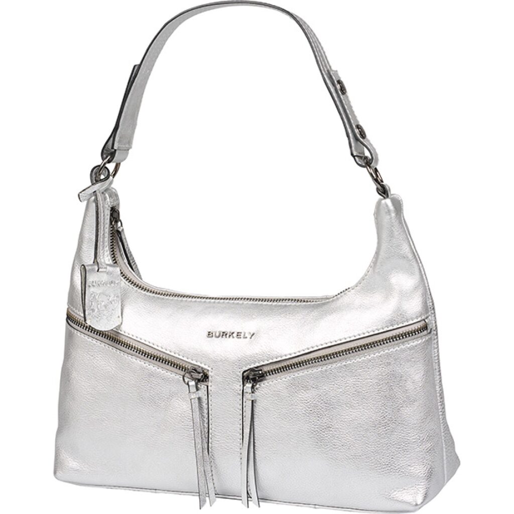 Burkely Leder Schultertasche Rock Ruby silber, Hauptbild 3