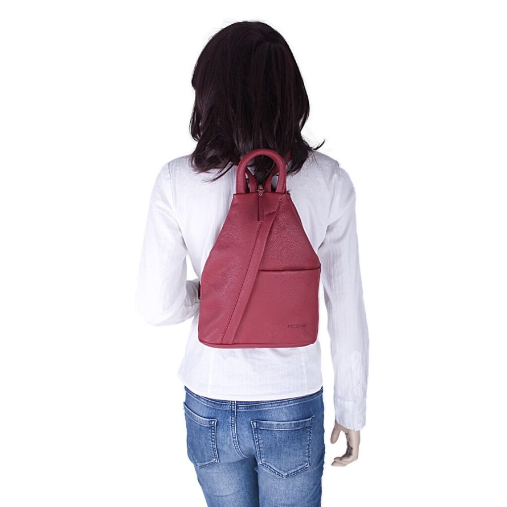 Estelle Lederrucksack für die Stadt 0139 rot, Hauptbild 3