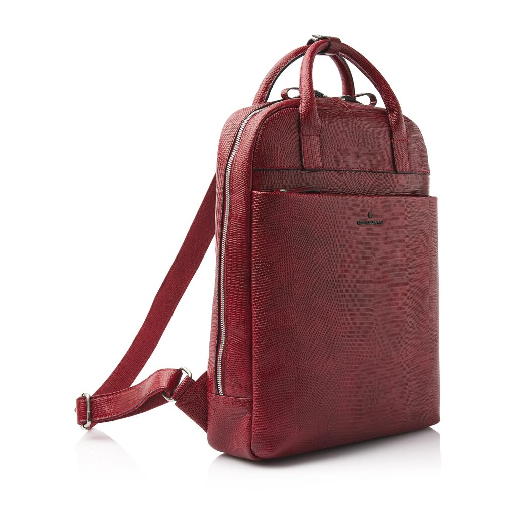 Castelijn & Beerens Lederrucksack Hanne 459577 rot, Hauptbild 3