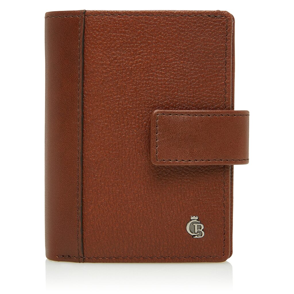 Leder Geldbörse 690856 cognac