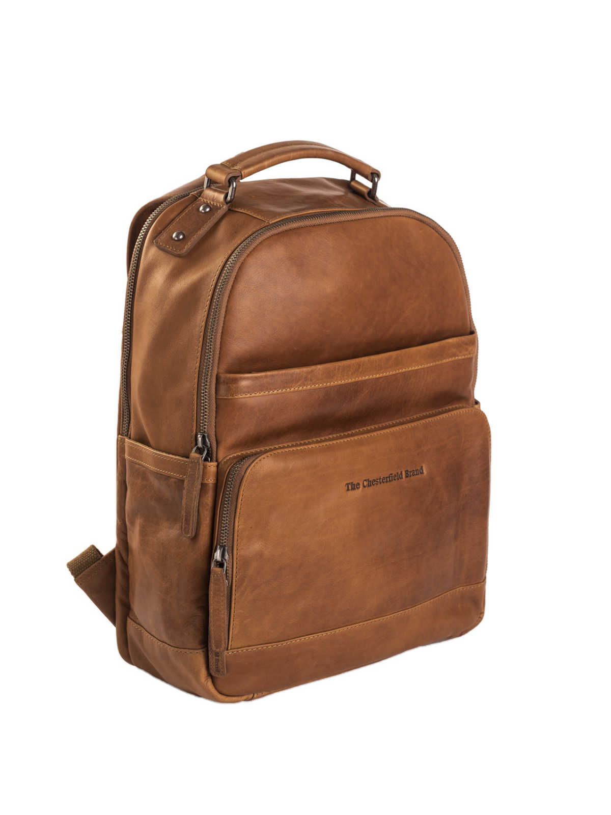 Lederrucksack Austin cognac The Chesterfield Brand Lederrucksack Austin 14 zoll Modell C58.018431 Farbe cognac Herren Vorderseite