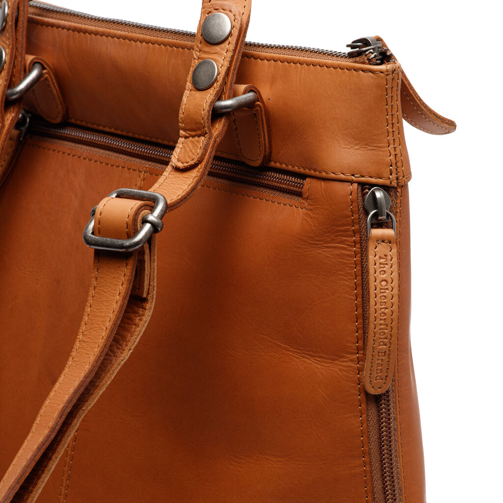 The Chesterfield Brand Leder Kombi Tasche Rucksack 2 in 1 Harare für die Stadt cognac, Hauptbild 7