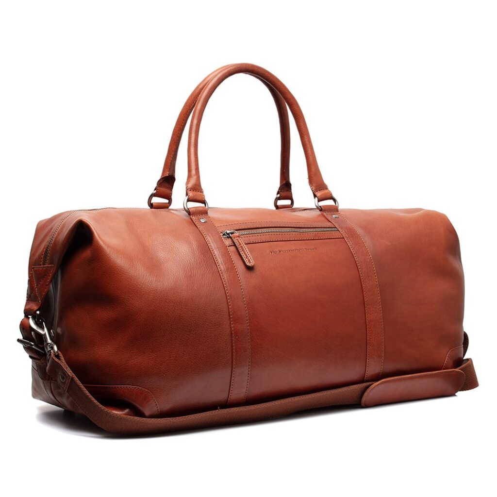 Leder Weekender Cavoli cognac