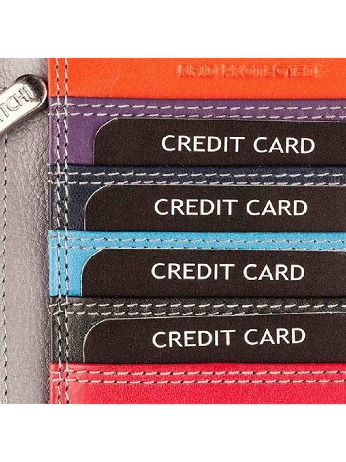 Patchi Ledergeldbörse Wallet L multicolor schwarz