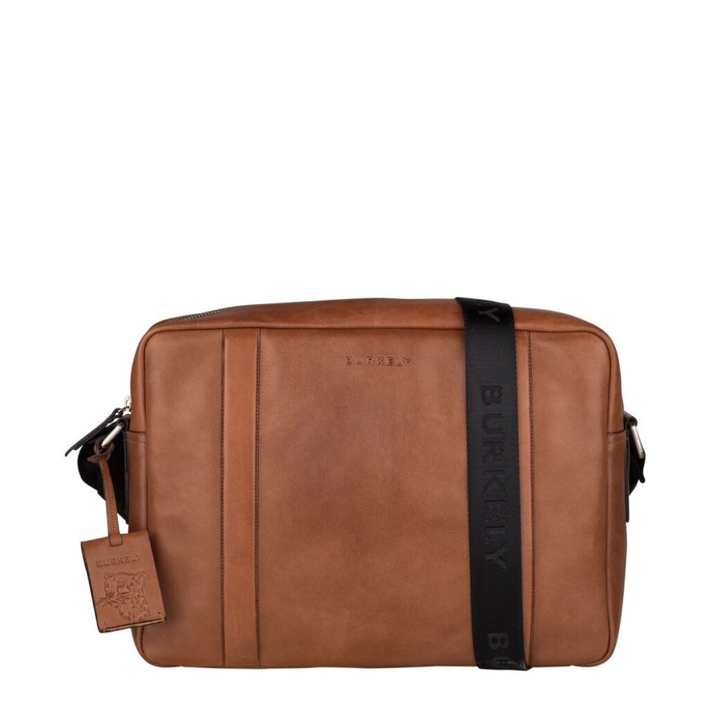 Leder Umhängetasche 14" Suburb Seth cognac