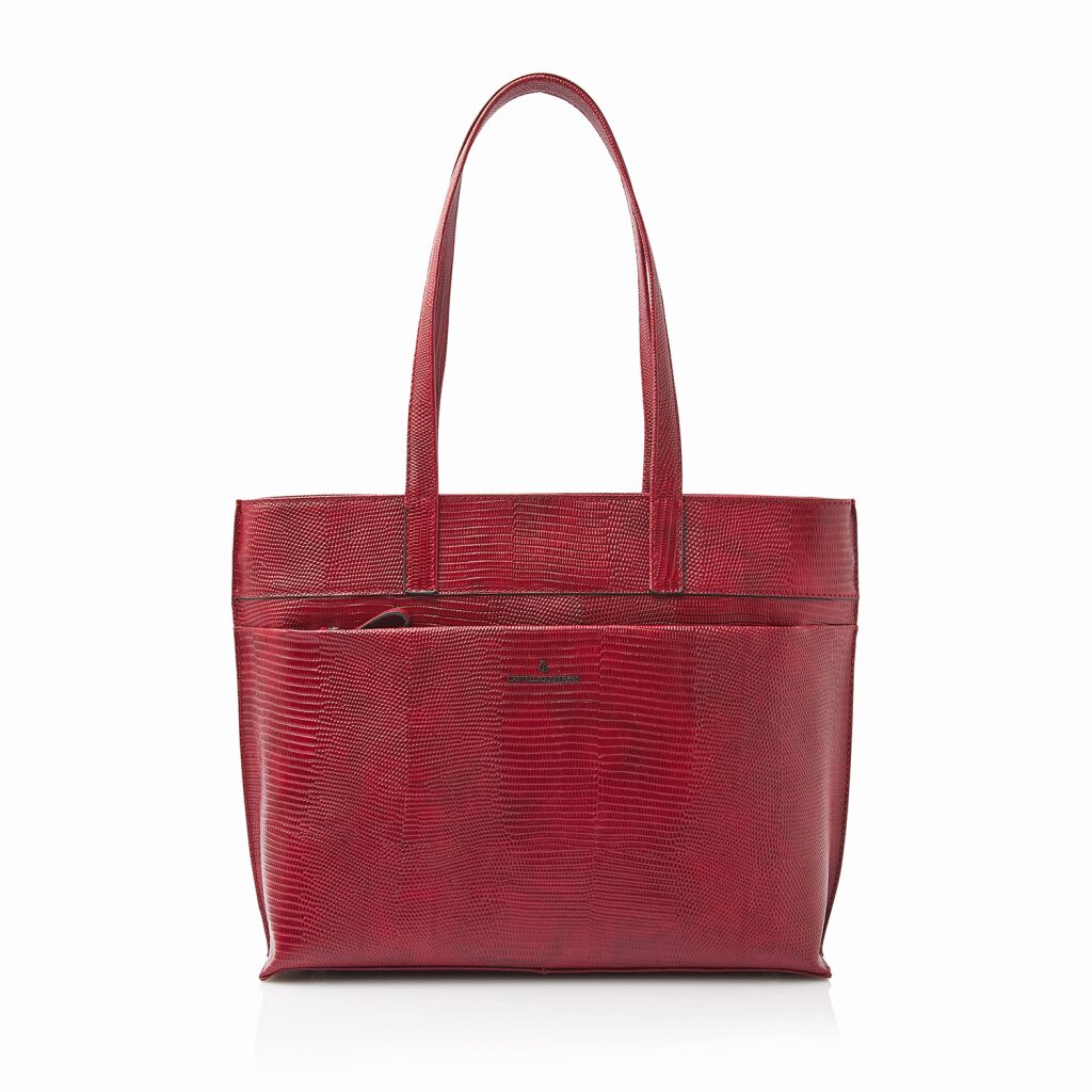 Leder Shopper Eline 459861 rot Leder Shopper Eline 459861 rot