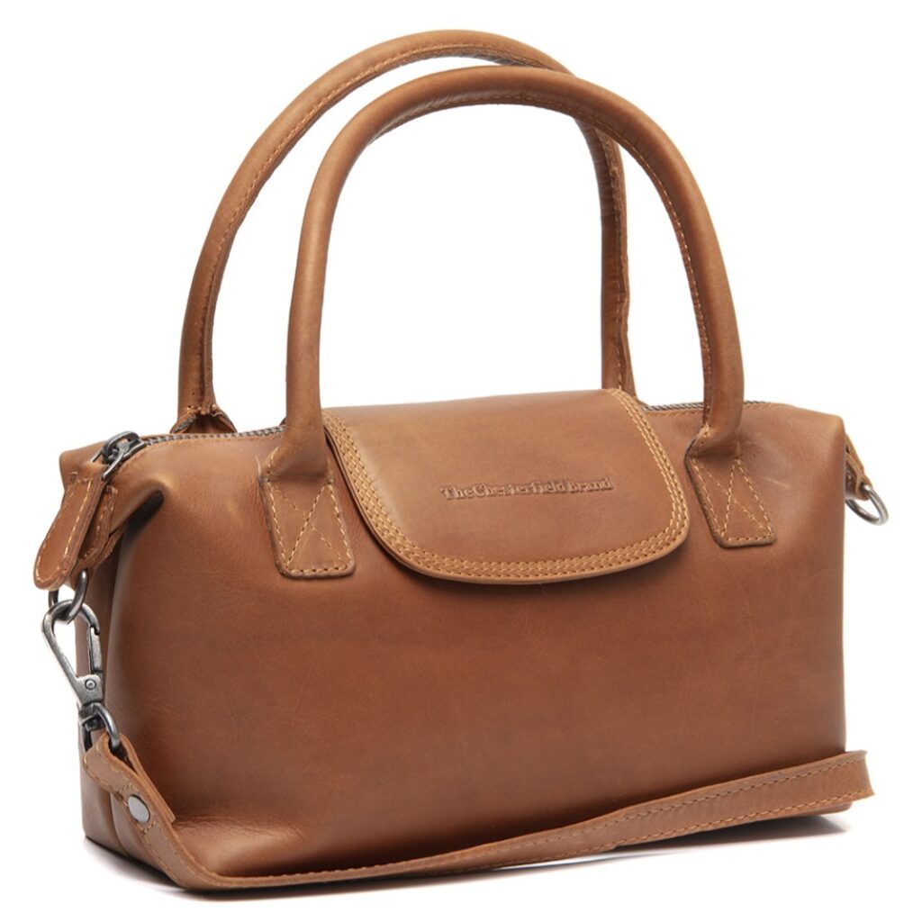 Lederhandtasche Hockney cognac