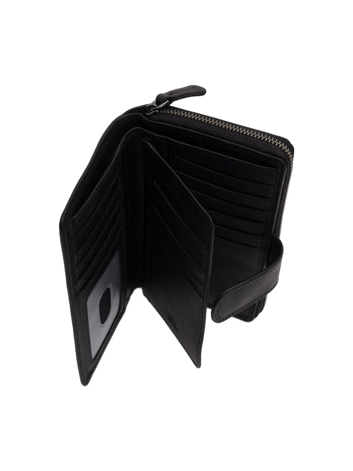 Ledergeldbörse Charlotte schwarz Ledergeldbörse Charlotte schwarz