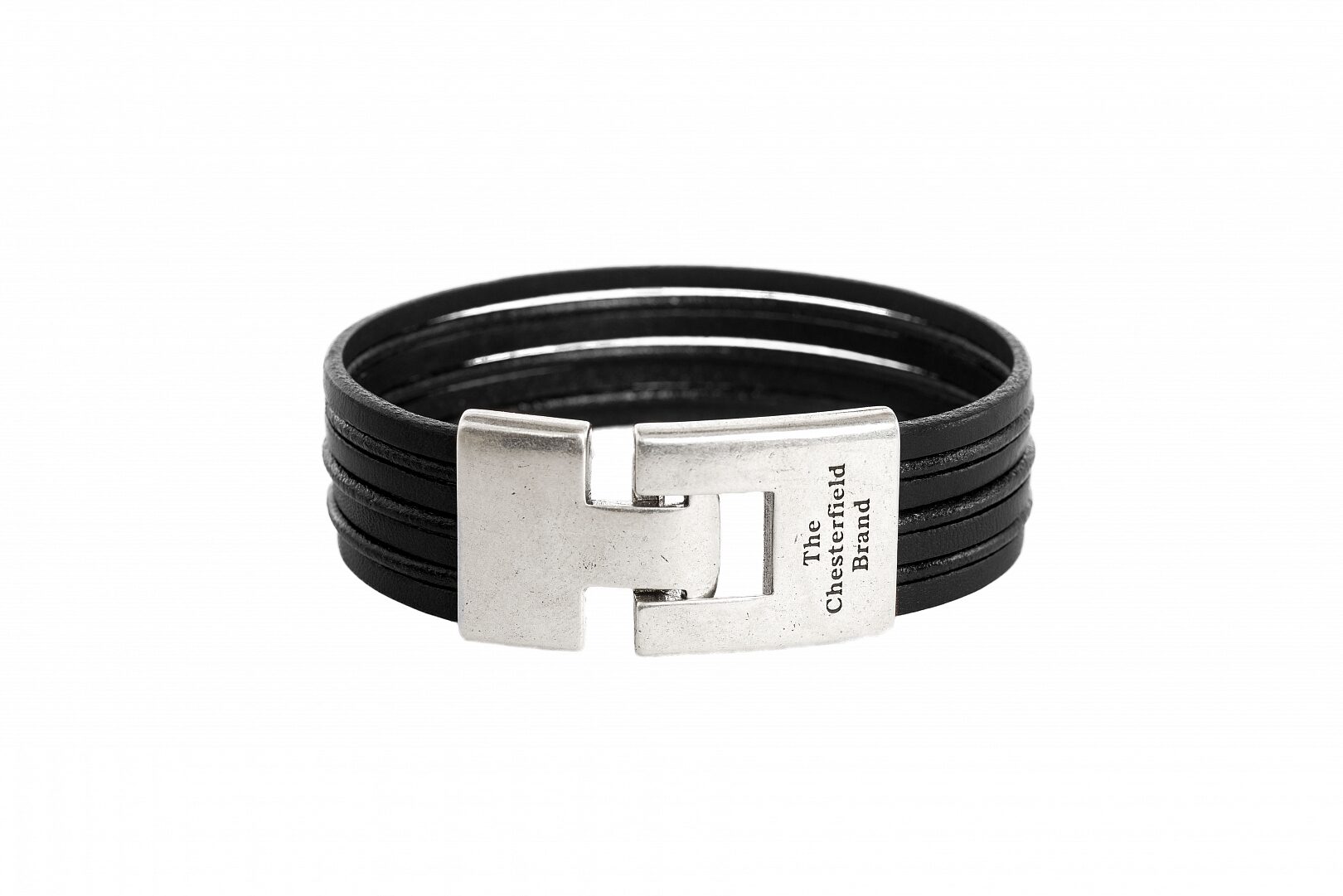 The Chesterfield Brand Lederarmband Elvis schwarz - M (19cm), Feature-Bild The Chesterfield Brand Lederarmband Elvis schwarz - M (19cm), Feature-Bild