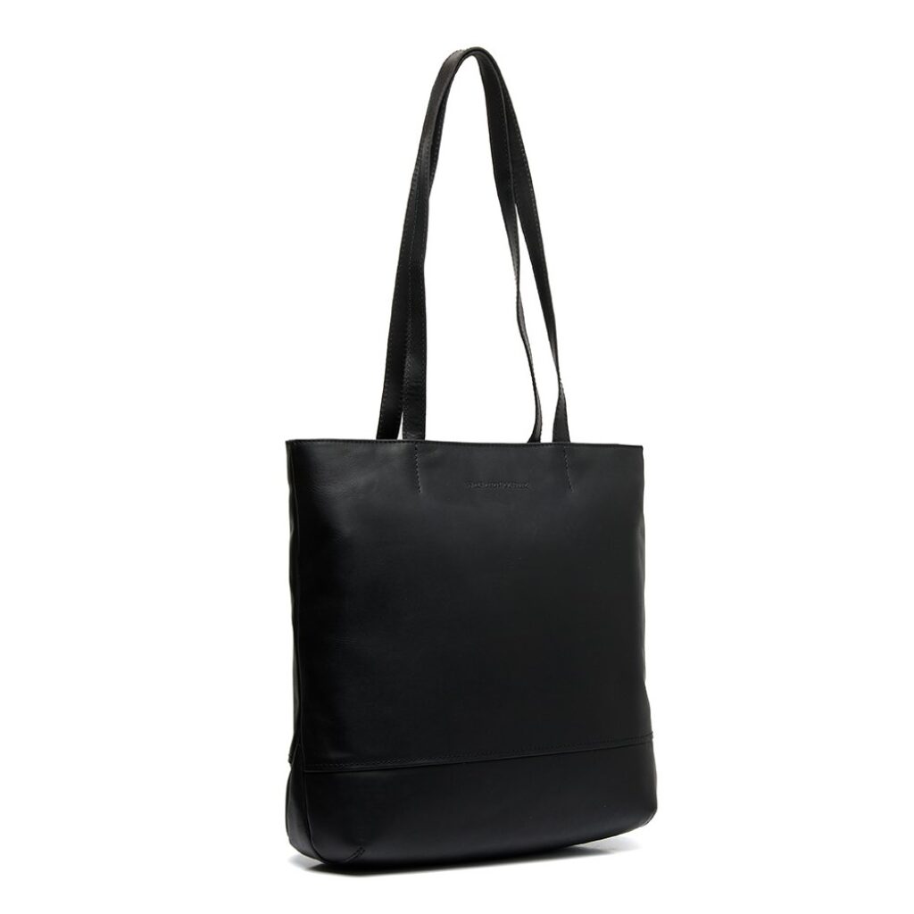 Leder Shopper Emilia schwarz