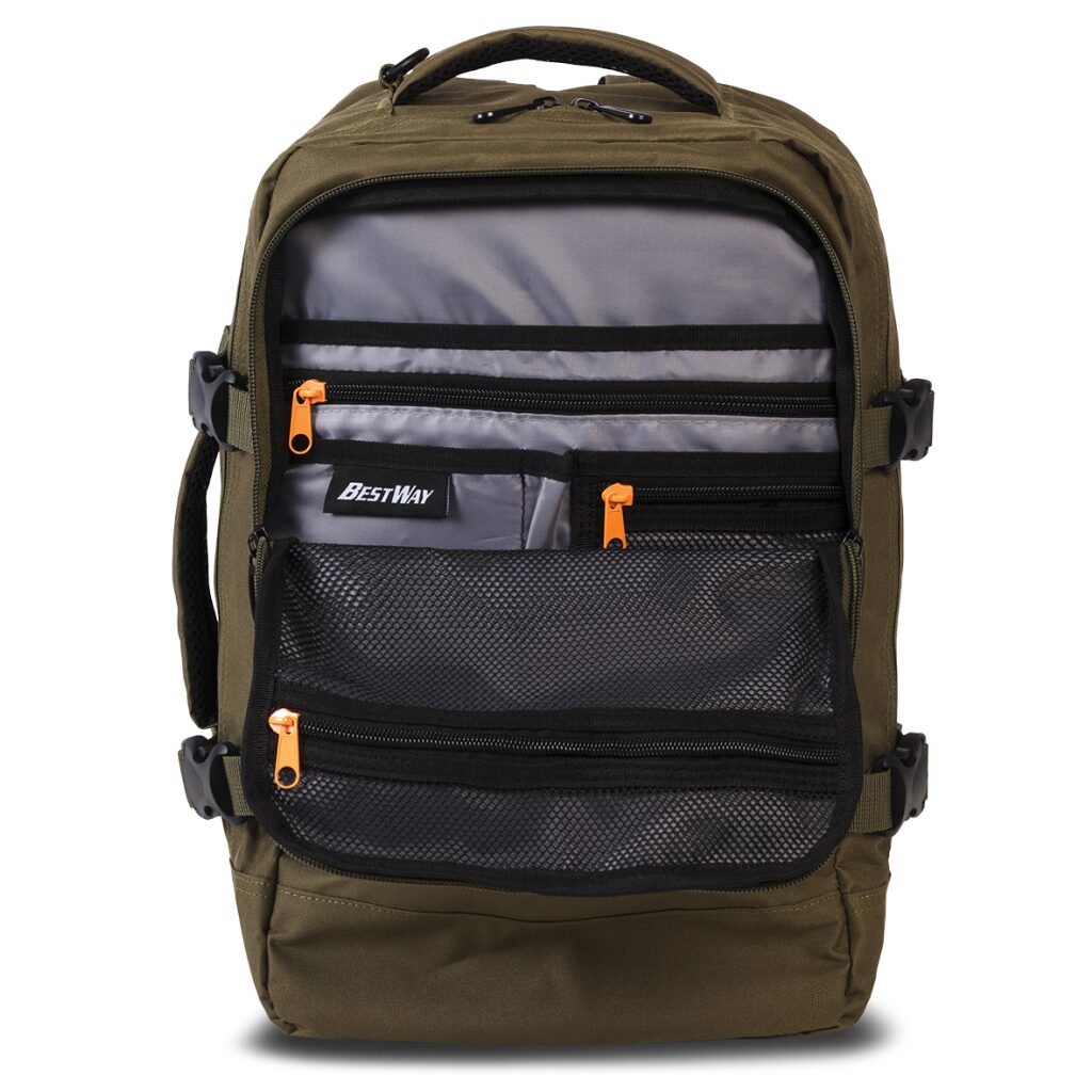 Bestway Reise Rucksack Cabin Pro Small 40x25x20 cm grün, Hauptbild 3