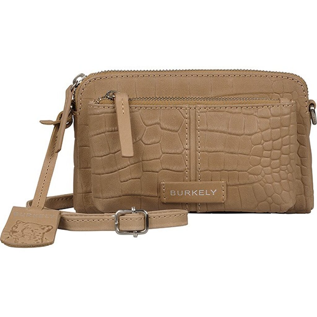 Leder Minihandtasche Cool Colbie beige