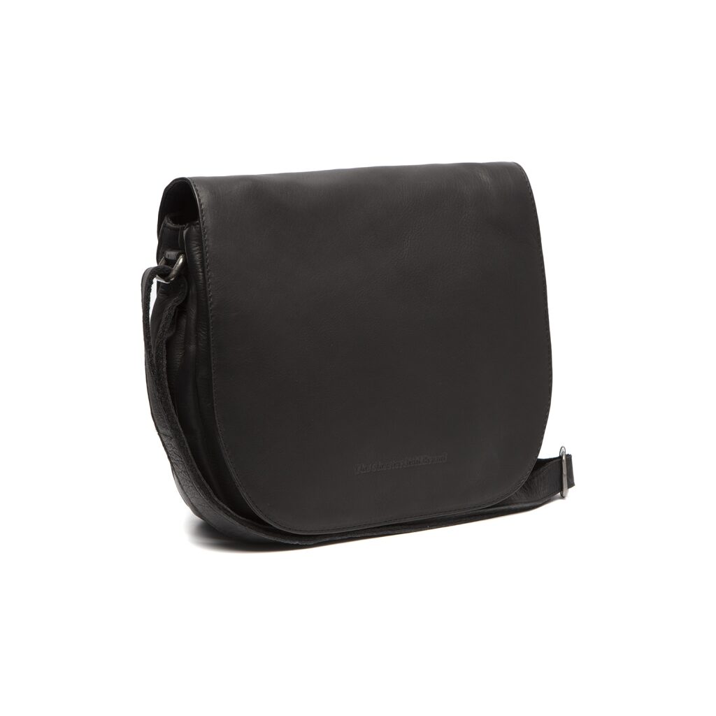 Leder Umhängetasche Millie schwarz Leder Umhängetasche Millie schwarz