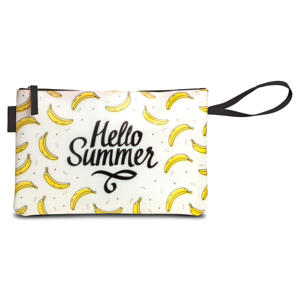 Bikini Bag / Bikinitasche Hello Summer 50419-1001 hellgelb-schwarz