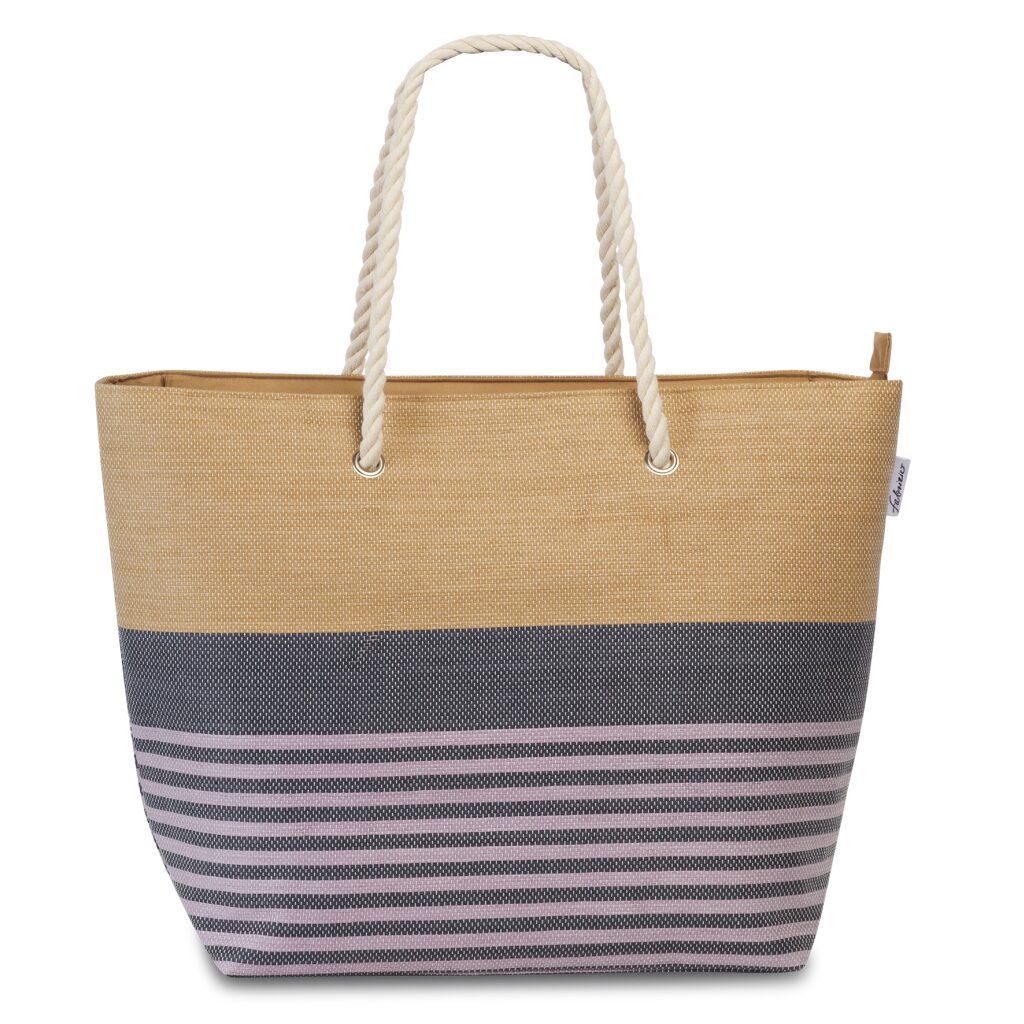 Fabrizio Strandtasche 55207-2950 beige-dunkelblau, Feature-Bild Fabrizio Strandtasche 55207-2950 beige-dunkelblau, Feature-Bild