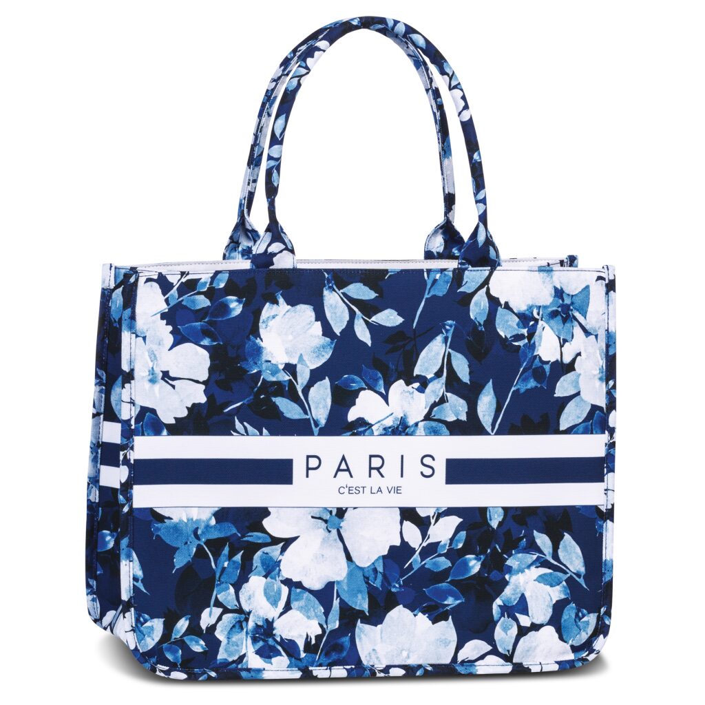 Sommer Shopper Paris 50414-0520 royalblau-weiß