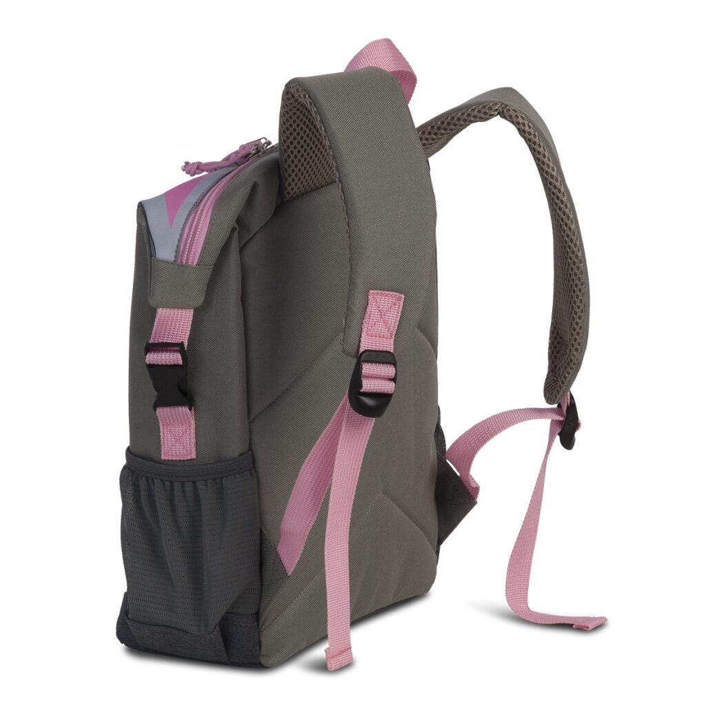 Kinderrucksack mit Katzenmotiv 20643-0280 grau-rosa Kinderrucksack mit Katzenmotiv 20643-0280 grau-rosa