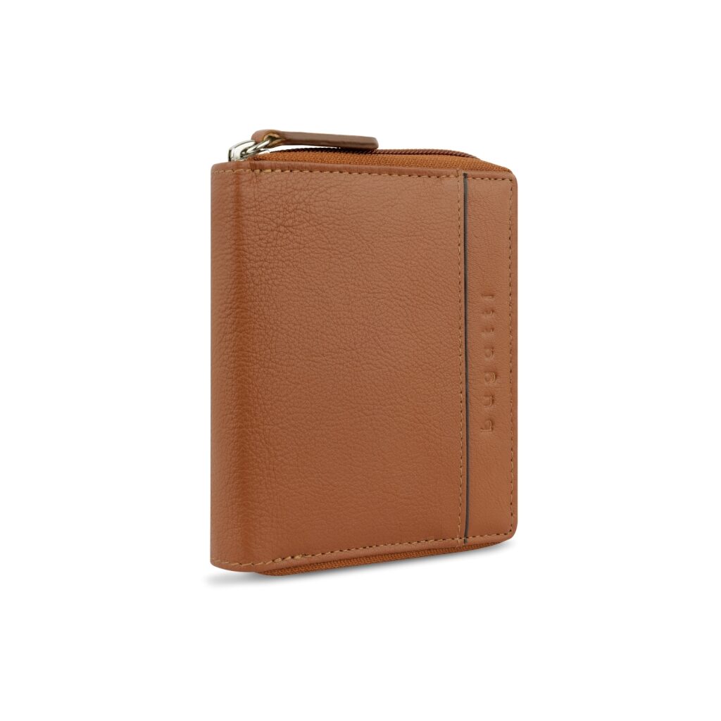 Bugatti Ledergeldbörse Banda Vertical Zip Wallet 49133407 cognac, Hauptbild 4