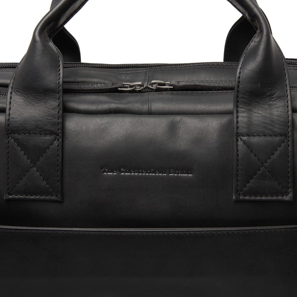 The Chesterfield Brand Leder Laptoptasche Frazer schwarz, Hauptbild 2