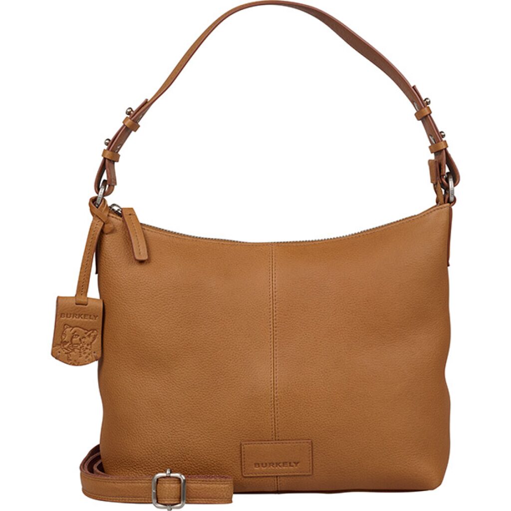 Lederhandtasche / Schultertasche Soft Skylar cognac