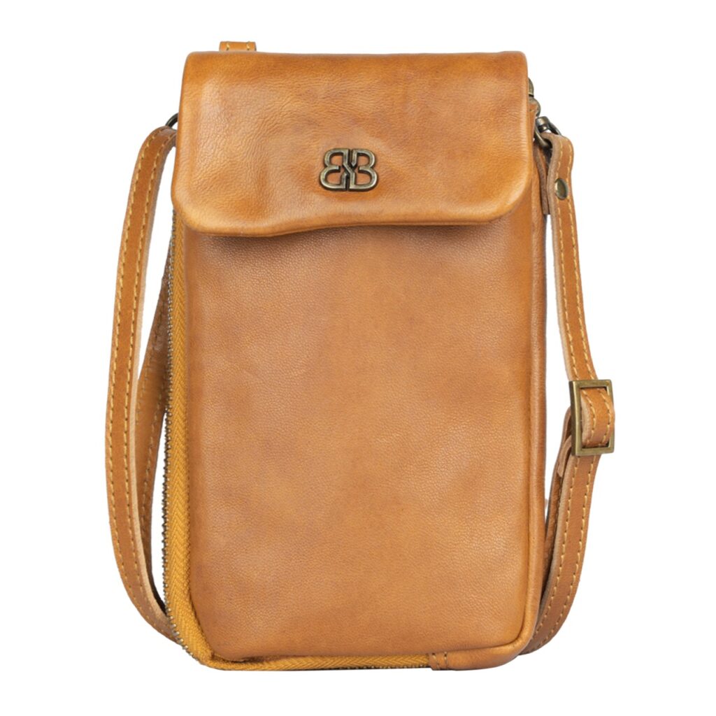 Handytasche aus Leder Cherie senf Handytasche aus Leder Cherie senf
