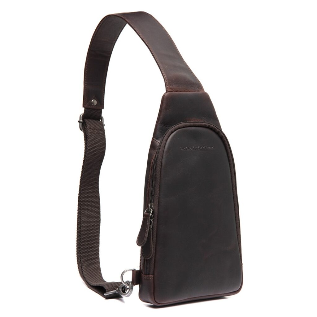 Leder Crossbody Tasche Bowey braun